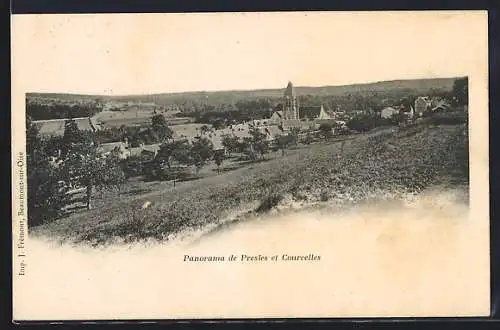 AK Presles, Panorama de Prestes et Coureilles