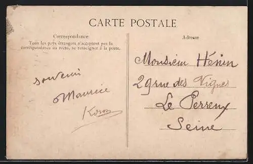 AK Luzarches, Vue générale sur le village et ses environs