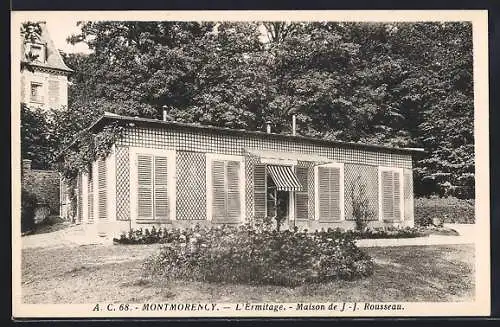 AK Montmorency, L`Ermitage, Maison de J.-J. Rousseau