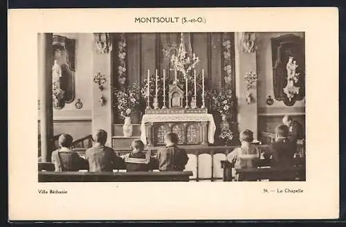 AK Montsoult, Villa Béthanie, La Chapelle
