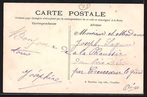 AK Mériel, Pont sur l`Oise et reflet dans l`eau calme