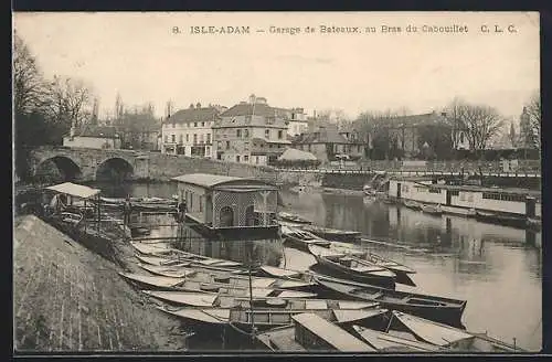 AK Isle-Adam, Garage de Bateaux au Bras du Cabouillet