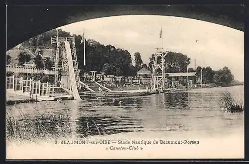 AK Beaumont-sur-Oise, Stade Nautique de Beaumont-Persan «Caneton-Club»