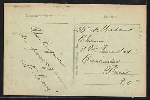 AK Pontoise, Le Pont et le Quai du Pothuis, vue prise de St-Ouen-l`Aumône