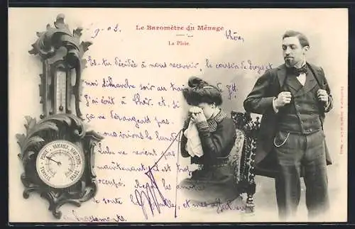 AK Le Baromètre du Ménage, La Pluie