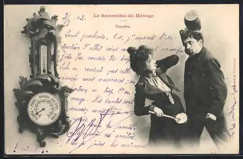 AK Barometer steht auf Sturm, Ehepaar im wilden Streit