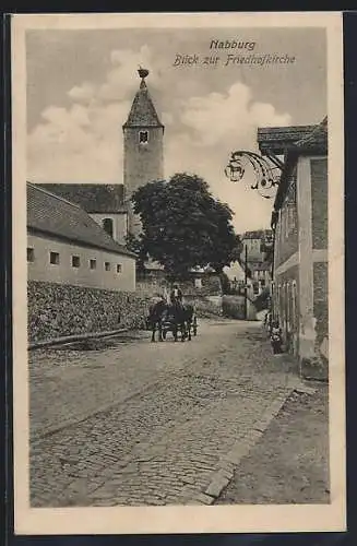 AK Nabburg, Blick zur Friedhofkirche