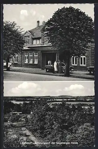 AK Latendorf, Lindemann Gasthaus, Teilansicht