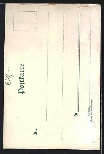 Lithographie Berlin-Charlottenburg, Inneres des Mausoleums