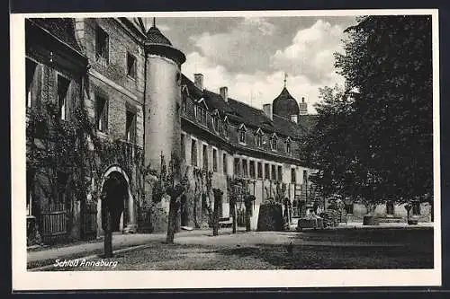 AK Annaburg, Innenhof des Schlosses