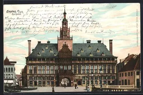 AK Emden, Platzpartie vor dem Rathaus