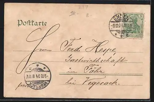 AK Emden, Platzpartie vor dem Rathaus