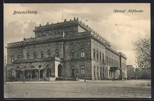 AK Braunschweig, Partie am Herzogl. Hoftheater