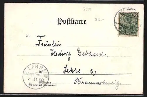 AK Braunschweig, Finanzgebäude, Rathaus und Burg Dankwarderode