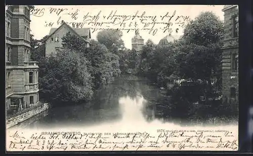 AK Braunschweig, Blich von der Leonhardbrücke