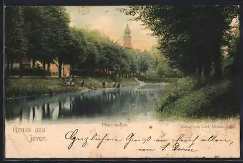 AK Jever, Flusspartie an der Prinzenallee
