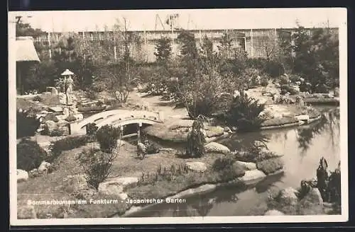 AK Berlin-Charlottenburg, Japanischer Garten am Funkturm