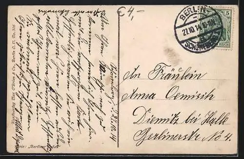 AK Berlin-Charlottenburg, Strassenpartie an der Kaiser Wilhelm Gedächtniskirche