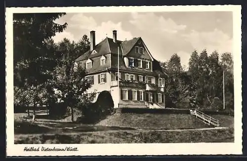 AK Dietenbronn, Heilbad mit Garten