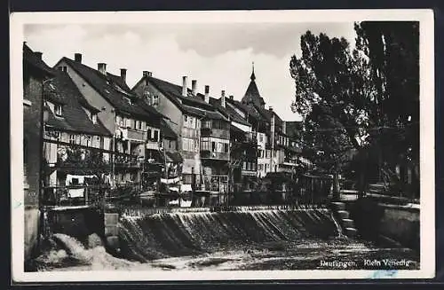 AK Reutlingen, Klein Venedig mit Schleuse