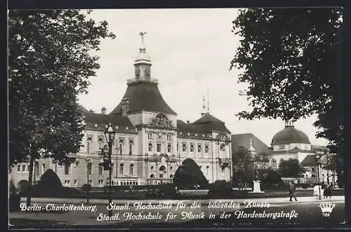 AK Berlin-Charlottenburg, Staatl. Hochschulen der bild. Künste und Musik, Hardenbergstrasse