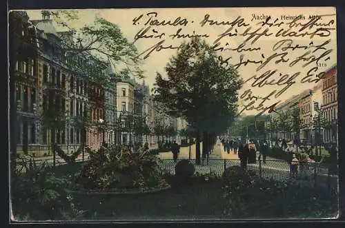 AK Aachen, Motiv aus der Heinrichs Allee