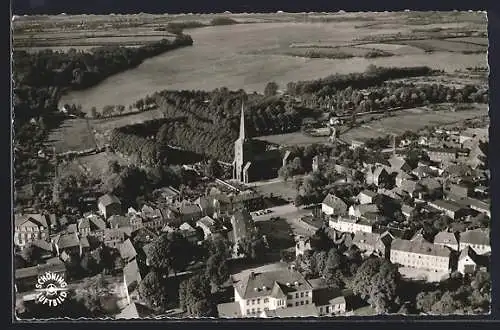 AK Bad Segeberg, Gesamtansicht vom Flugzeug aus