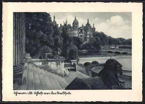 AK Schwerin i. M., Schloss von der Nordseite