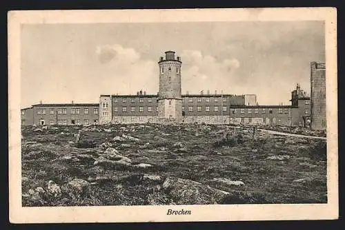 AK Brocken, Blick auf den Aussichtsturm