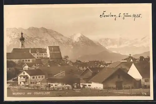AK Murnau / Staffelsee, Ortsansicht