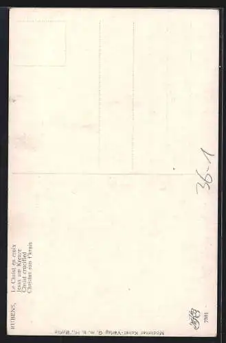 Künstler-AK Jesus am Kreuz