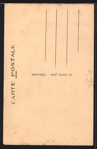 AK Sainte-Anne-la-Palue, La Procession, Défilé des croix et des bannières