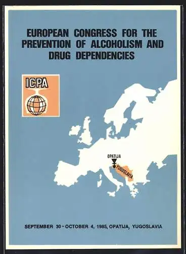 AK Opatija, European Congress for the Prevention of Alcoholism and Drug Dependencies 1985, Guttempler-Orden IOGT