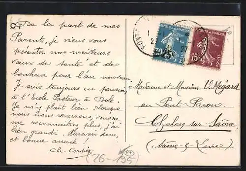 Künstler-AK Castelli: Kinder im Schnee mit Hündchen