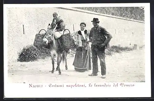 AK Neapel / Napoli, Le lavandaie del Vomero