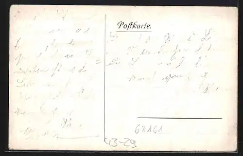 AK Festwagen des Mannheimer Tageblatts, Zeitungs-Verkäuferinnen