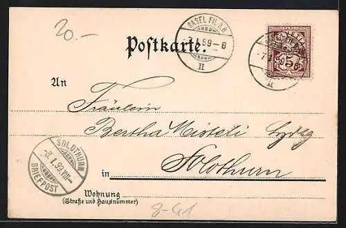 Lithographie Reklame für Aecht Franck Kaffee-Zusatz