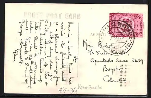 AK Indio-Frau auf einem Maulesel