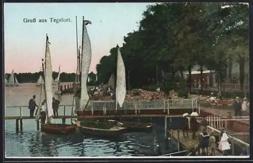 AK Berlin-Tegel, Strandrestaurant Tegelort