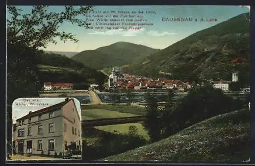 AK Dausenau a. d. Lahn, Gasthaus zum Lahntal im alten historischen Wirtshaus