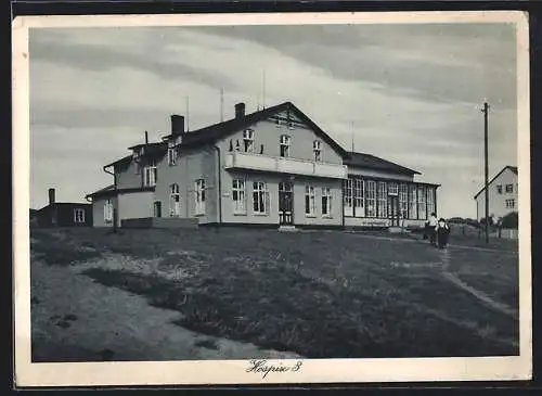 AK Norddorf auf Amrum, Blick auf Hospiz 3