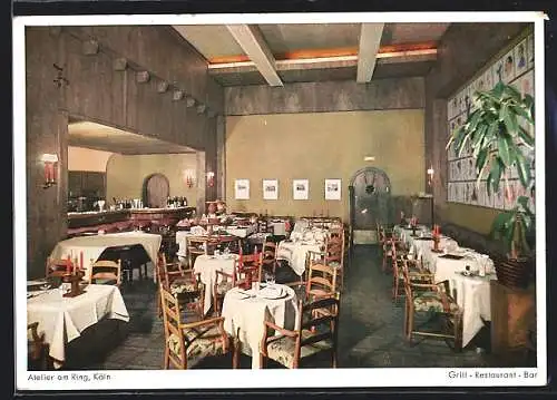 AK Köln-Neustadt, Gasthaus Atelier am Ring, Am Ring