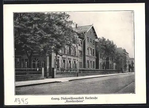 AK Karlsruhe, Evang. Diakonissenanstalt, Krankenhaus