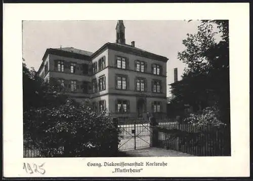 AK Karlsruhe, Evang. Diakonissenanstalt, Mutterhaus