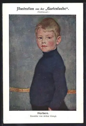 AK Herbert, Illustration aus der Gartenlaube