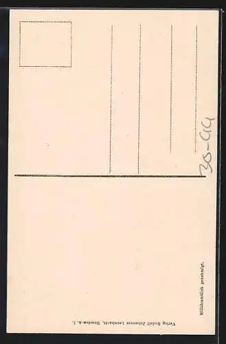 AK Kriegsjahr 1916, Fleischloser Tag: Hund mit Fressnapf, Klösse, Marmelade, Fisch, Kartoffelkarte