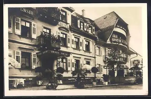 AK Hinterzarten /Schwarzwald, Hotel Adler, Frontansicht
