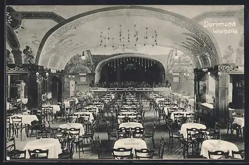 AK Dortmund, Konzerthaus Walhalla, Innenansicht, Rheinischestr 44-46