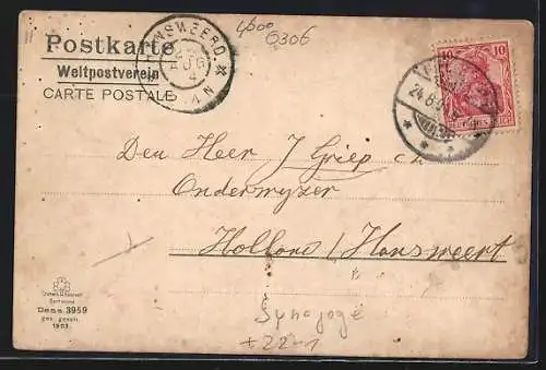 AK Dortmund, Hohestrasse mit Strassenbahn