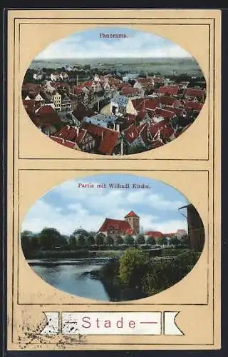 AK Stade, Partie mit Wilhadi Kirche